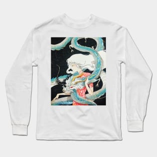 Dragon and Girl Long Sleeve T-Shirt
